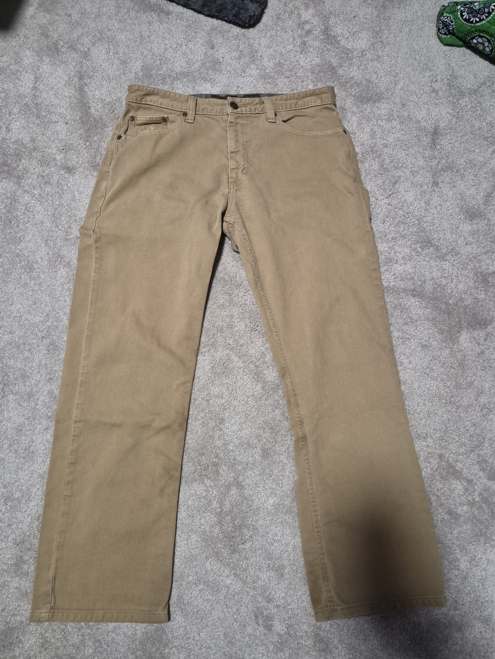 The Territory Ahead Men's Corduroy Pants W32 L28 - Tan Brown
